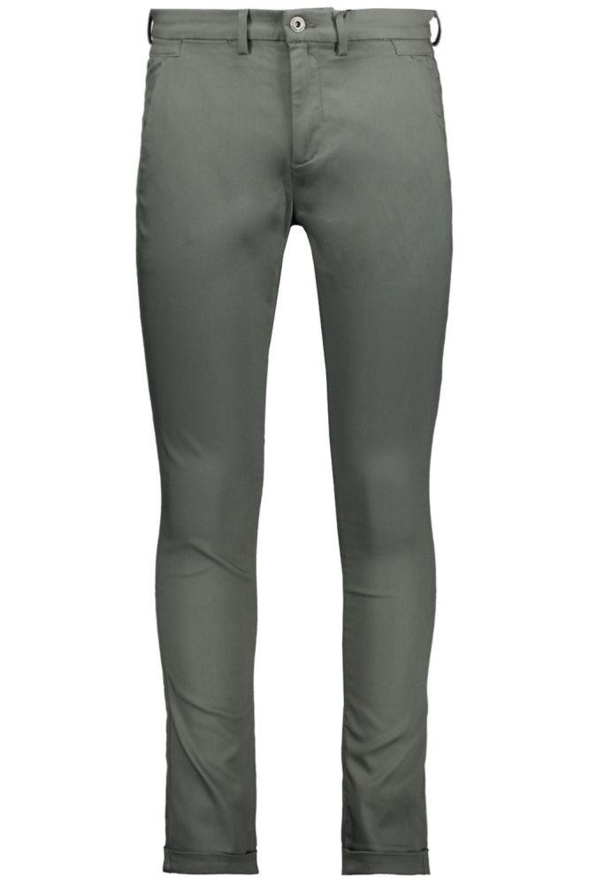 Cast Iron groene heren broek | Vooraanzicht