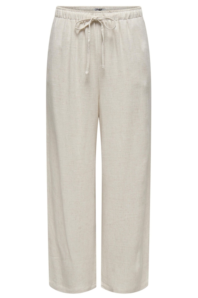 Only ecru dames broek | Vooraanzicht