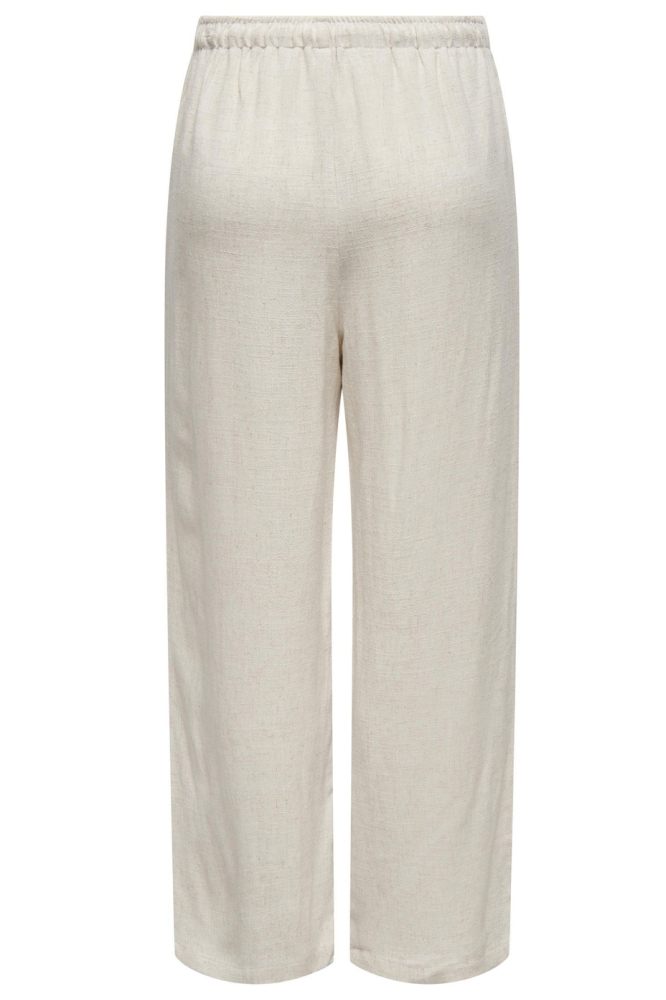 Only ecru dames broek | Achteraanzicht