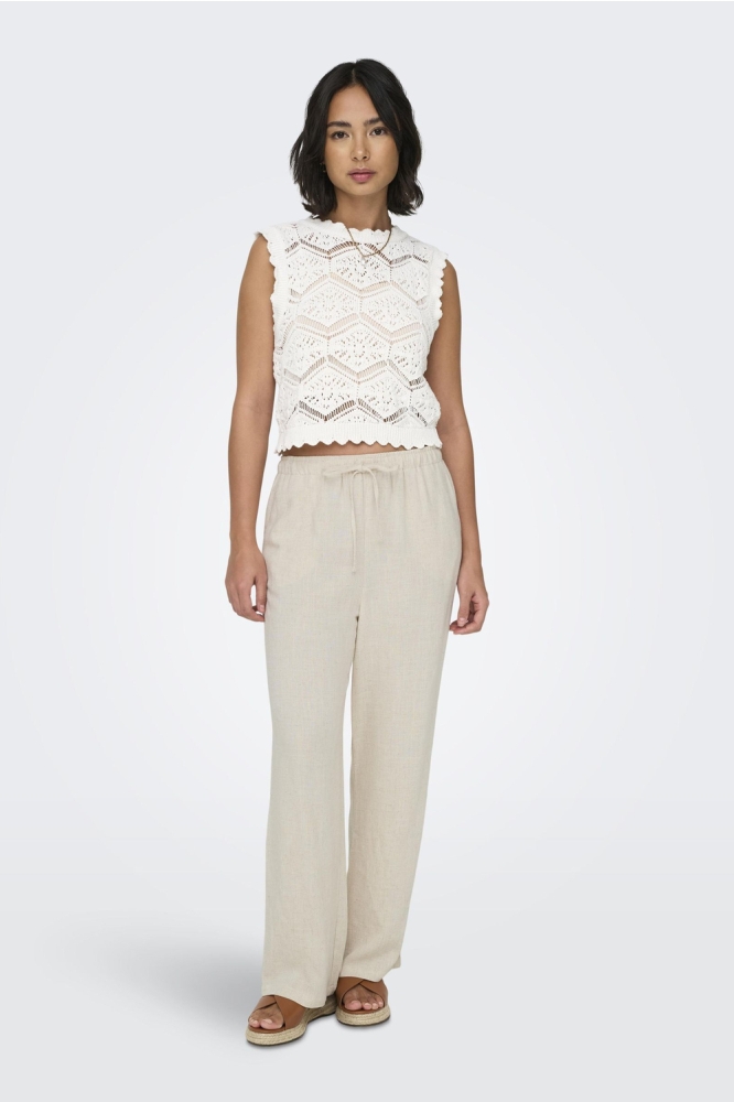 Only ecru dames broek | Model
