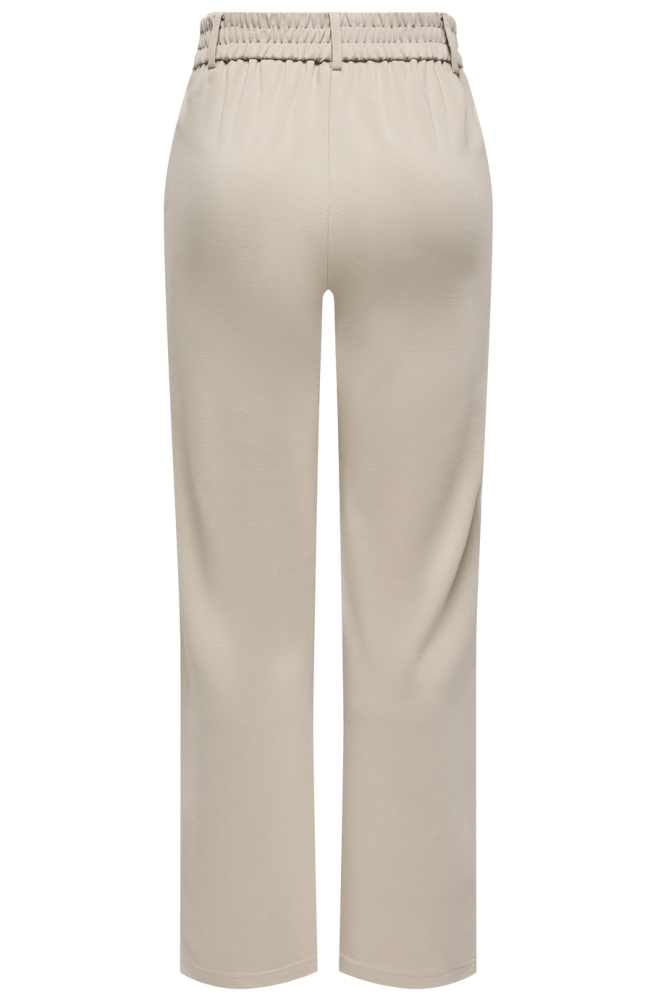 Only beige dames broek | Achteraanzicht