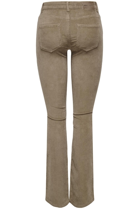 Only bruine dames broek | Achteraanzicht