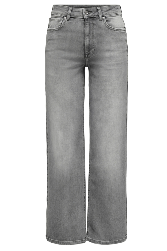 Only grijze dames jeans | Vooraanzicht