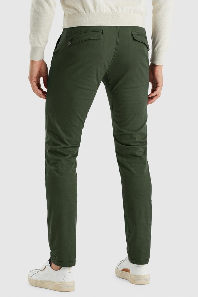 PME legend groene heren broek | Model achteraanzicht