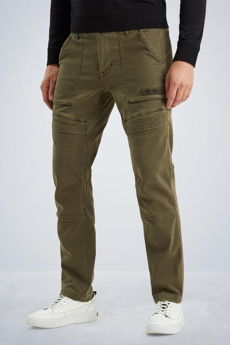 PME legend groene heren broek | Model vooraanzicht