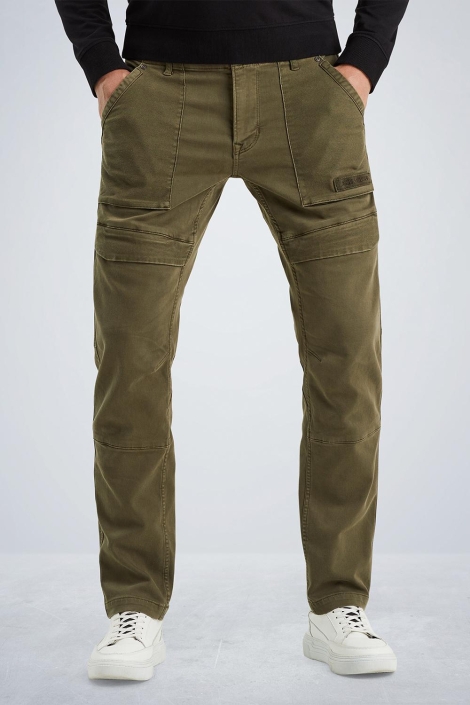 PME legend groene heren broek | Model vooraanzicht