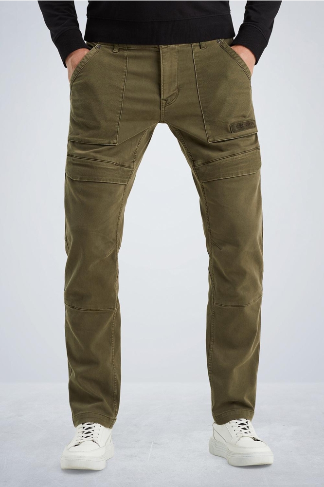 PME legend groene heren broek | Model vooraanzicht