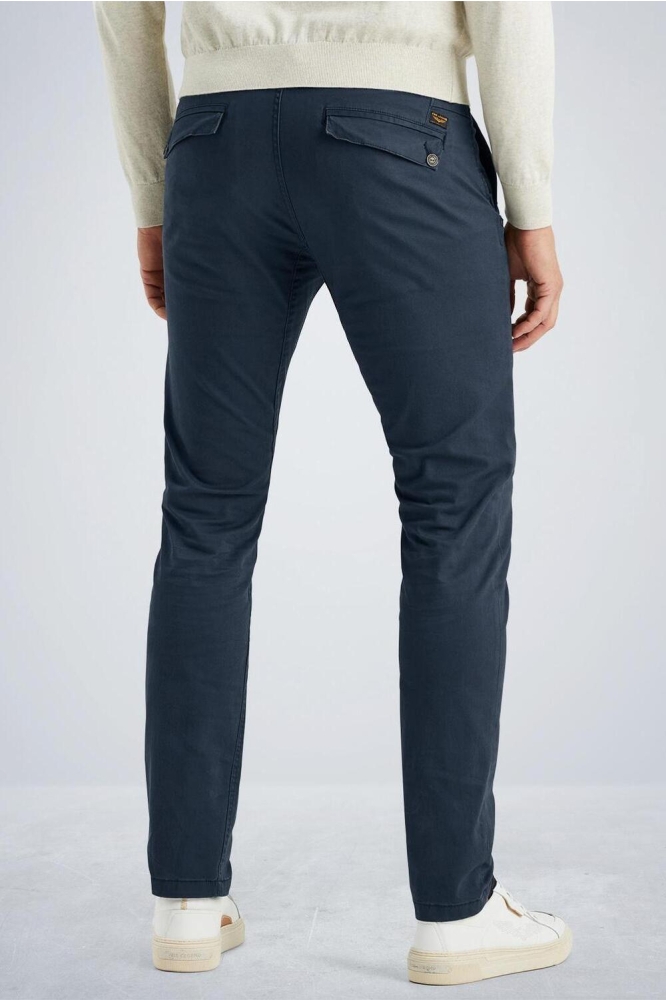 PME legend blauwe heren broek | Model achteraanzicht