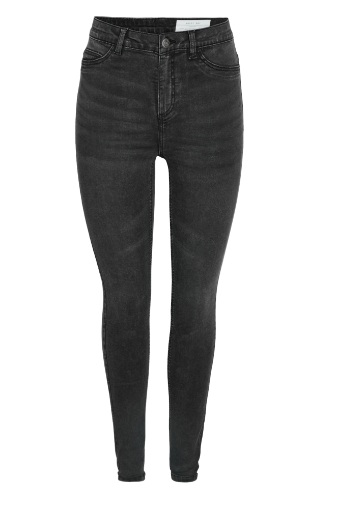 Noisy may zwarte dames jeans | Vooraanzicht