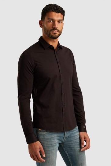 Cast Iron Overhemd OVERHEMD VAN TWILL JERSEY CSI2409218 8088