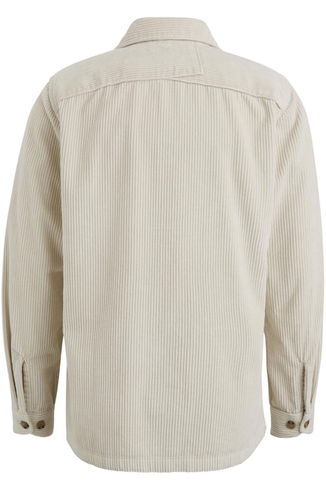 Cast Iron beige heren overhemd | Achteraanzicht