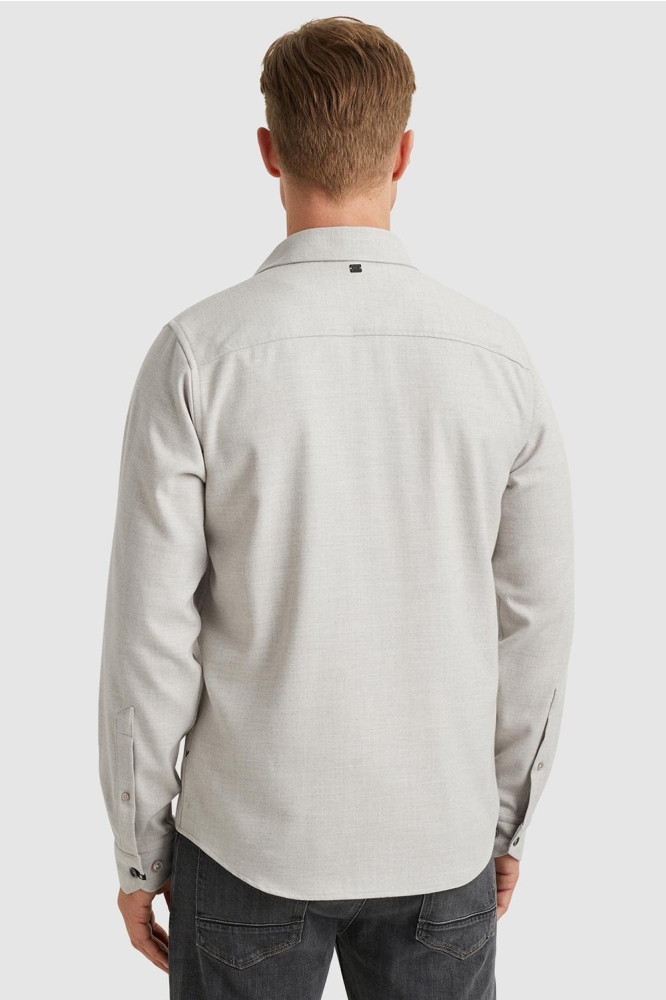 Vanguard grijze heren overhemd | Model achteraanzicht