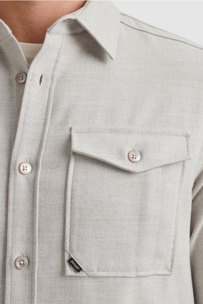 Vanguard grijze heren overhemd | Close up