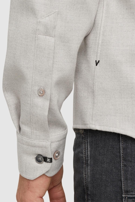 Vanguard grijze heren overhemd | Close up