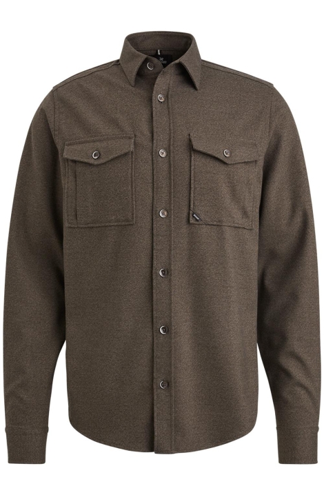 Vanguard bruine heren overhemd | Vooraanzicht