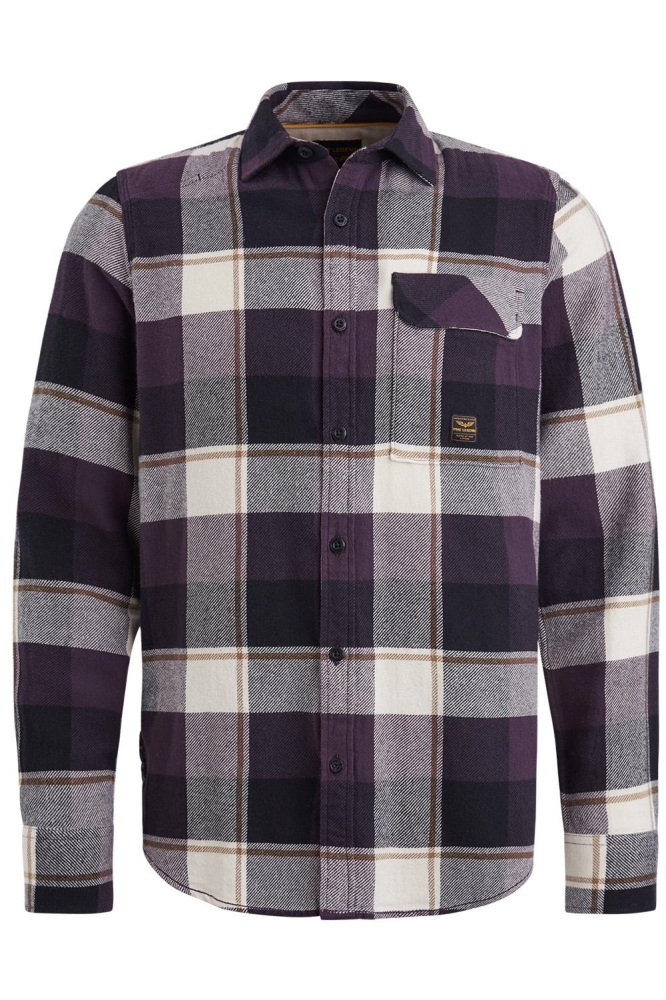 PME legend paarse heren overhemd | Vooraanzicht