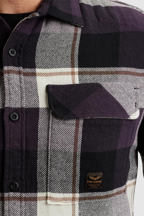 PME legend paarse heren overhemd | Close up
