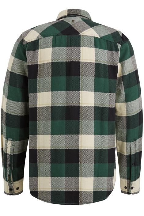 PME legend groene heren overhemd | Achteraanzicht