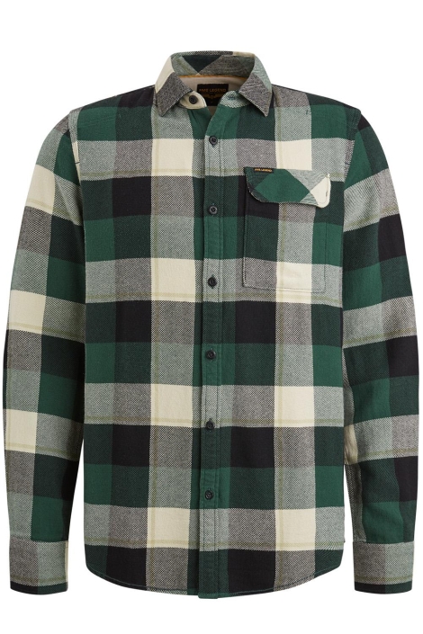 PME legend groene heren overhemd | Vooraanzicht