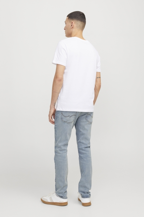 Jack & Jones blauwe heren jeans | Model achteraanzicht