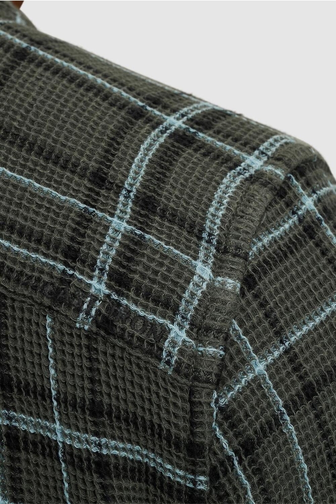 Cast Iron groene heren overhemd | Close up