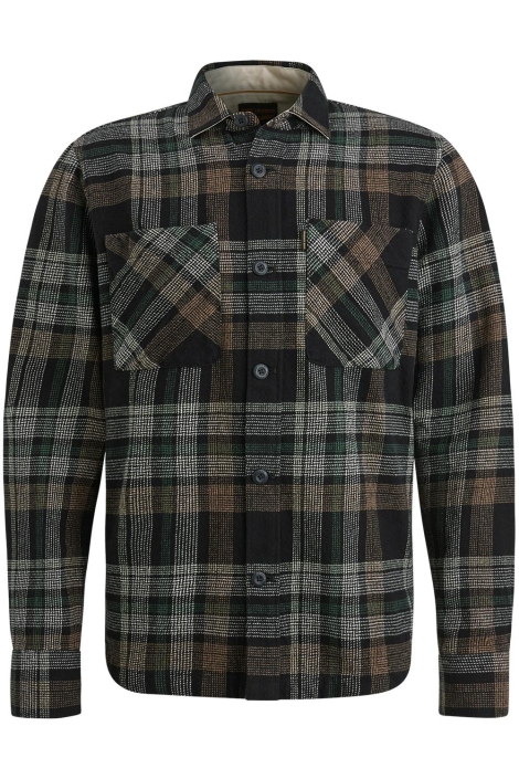 PME legend zwarte heren overhemd | Vooraanzicht