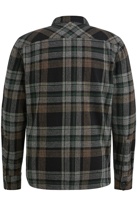 PME legend zwarte heren overhemd | Achteraanzicht