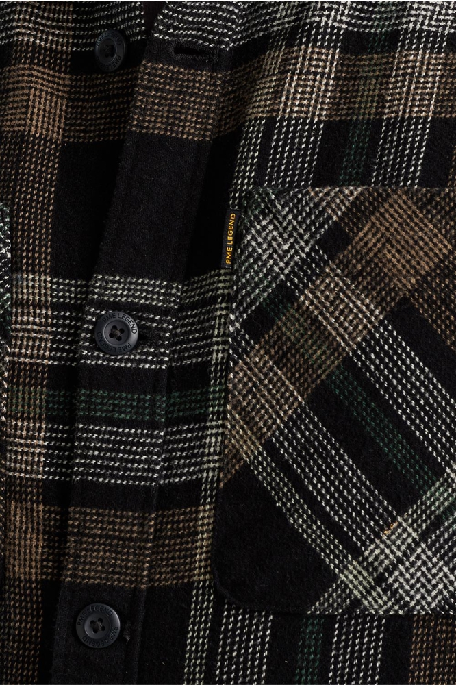 PME legend zwarte heren overhemd | Close up