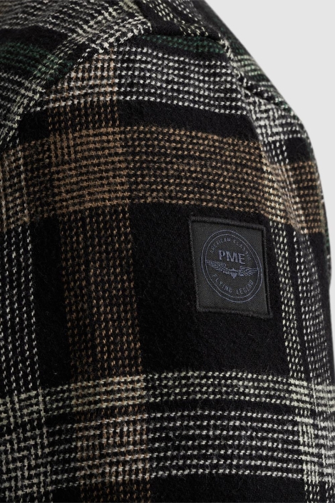 PME legend zwarte heren overhemd | Close up