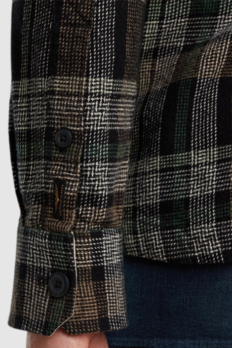 PME legend zwarte heren overhemd | Close up