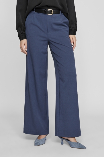 Vila VIVARONE HW WIDE PANT - NOOS 14087407 VINTAGE INDIGO
