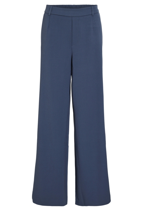 Vila blauwe dames broek | Vooraanzicht