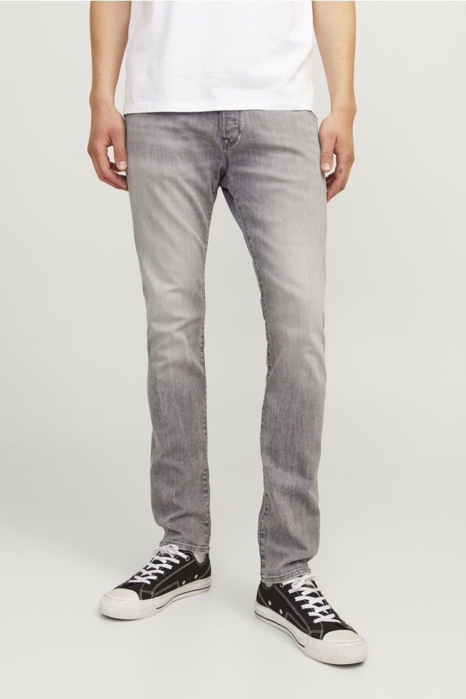 Jack & Jones grijze heren jeans | Model vooraanzicht