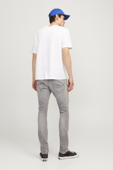 Jack & Jones grijze heren jeans | Model achteraanzicht