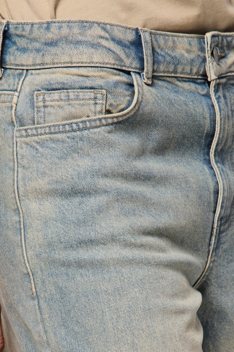 Pieces blauwe dames jeans | Kleurstaal