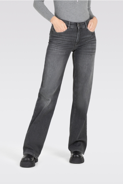 Mac grijze dames jeans | Model vooraanzicht