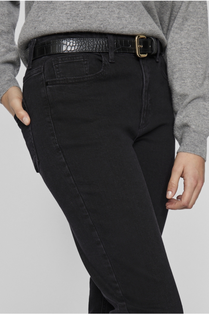 Vila zwarte dames jeans | Close up