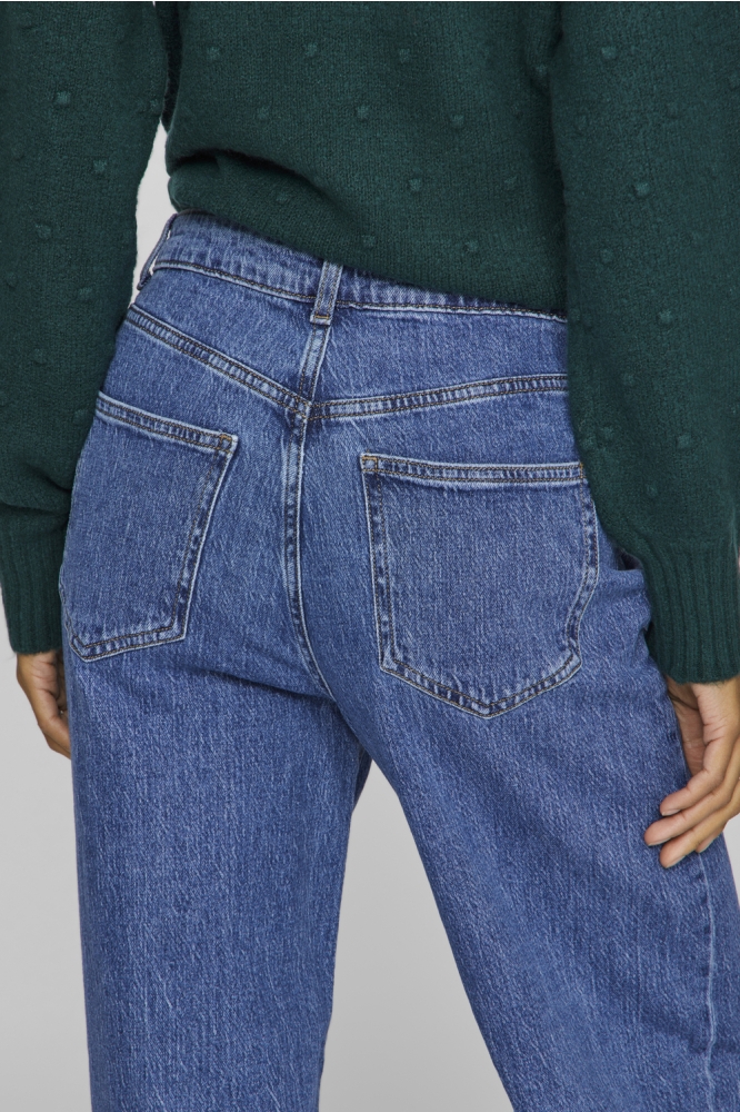 Vila blauwe dames jeans | Close up