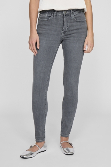 Vila VISARAH RW SKINNY JEANS LGD BUB235 14102669 LIGHT GREY DENIM