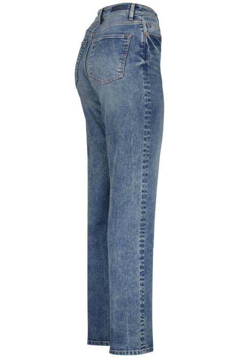Raizzed blauwe dames jeans | Zijaanzicht