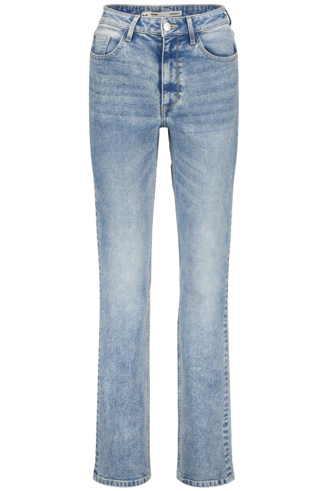 Raizzed blauwe dames jeans | Vooraanzicht