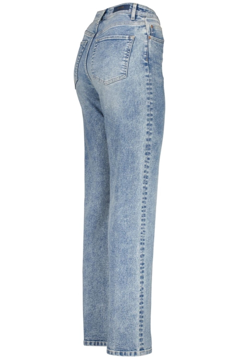 Raizzed blauwe dames jeans | Zijaanzicht