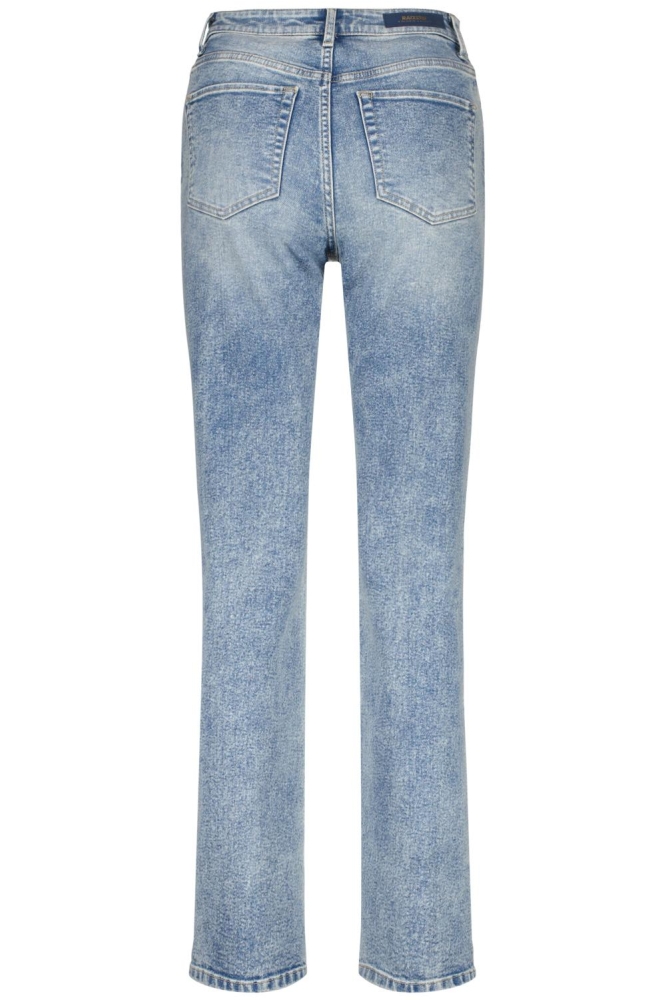 Raizzed blauwe dames jeans | Achteraanzicht