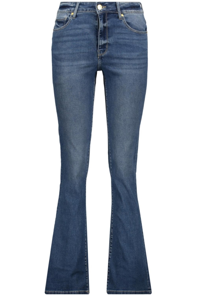 Raizzed blauwe dames jeans | Vooraanzicht