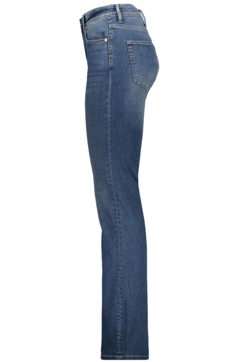 Raizzed blauwe dames jeans | Zijaanzicht