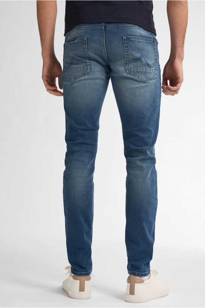 Petrol Industries blauwe heren jeans | Model achteraanzicht