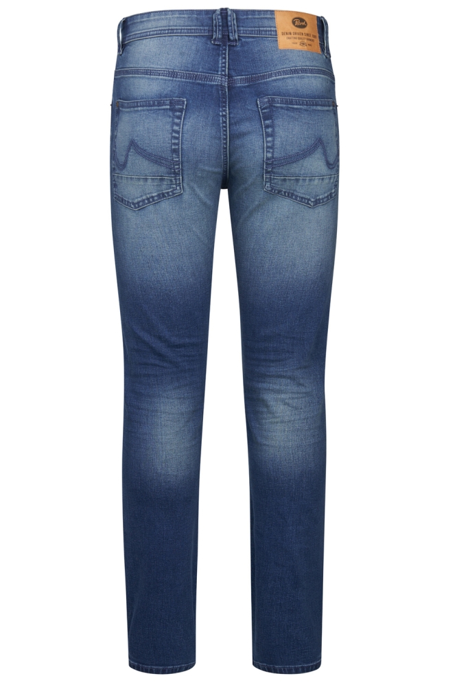 Petrol Industries blauwe heren jeans | Achteraanzicht