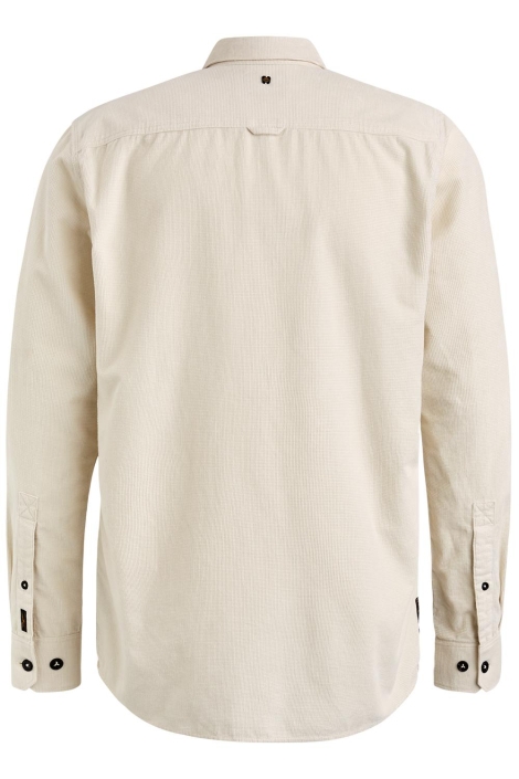 PME legend beige heren overhemd | Achteraanzicht