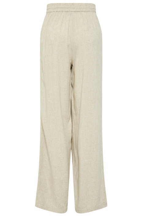 Pieces beige dames broek | Achteraanzicht