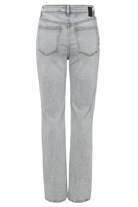 Pieces grijze dames jeans | Achteraanzicht